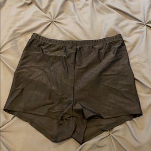 High waisted spandex dance shorts